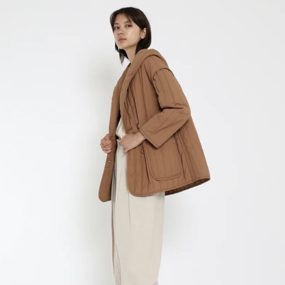 Unisex 7115 by Szeki Hooded Quilted Jacket
